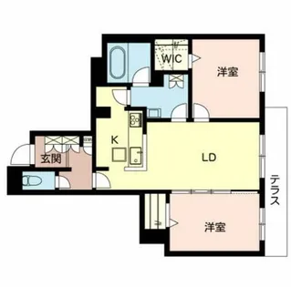 シャーメゾンオリーブ【1階】の間取り