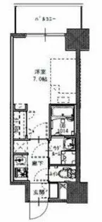 S-RESIDENCE福島玉川Uno【13階】の間取り