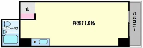 ロイヤルハイツ扇町【5階】の間取り