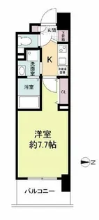 セレニテ心斎橋グランデ【2階】の間取り