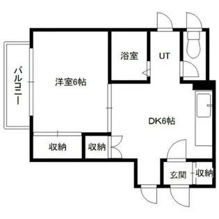 カメヤハイツⅡ【2階】の間取り