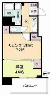ヴィラ・セレーノ玉造本町【12階】の間取り