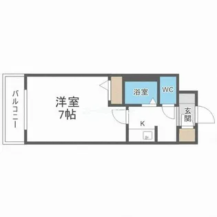 アーバンエース日本橋パル【4階】の間取り