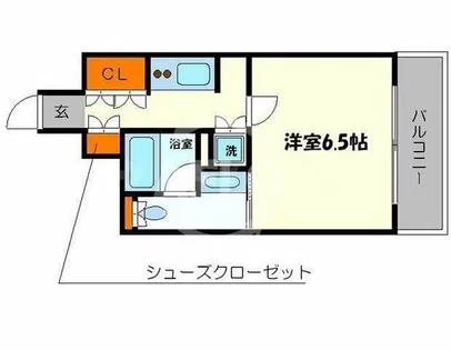 リーガルあみだ池新町【13階】の間取り