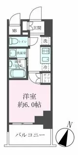 クレストコート靭公園 THE CLASS【10階】の間取り