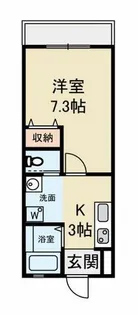 うしおハイツ【102号室】の間取り