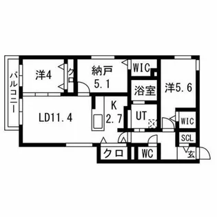 ARDER N11(アルディアN11)【2階】の間取り