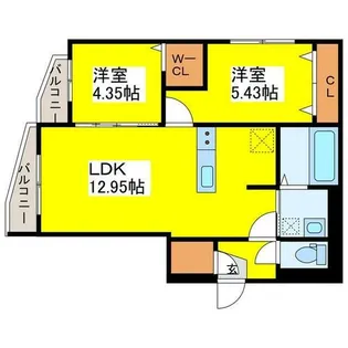 北海道札幌市東区北七条東3丁目【マンション】の間取り