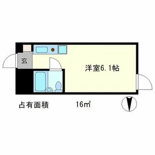 デジデンス宝ヶ池【2階】の間取り