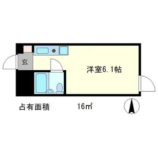 デジデンス宝ヶ池【3階】の間取り