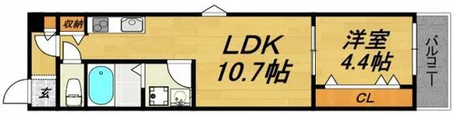 LECOCON一宮【1階】の間取り