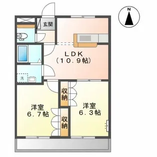 セピアローズ【2階】の間取り