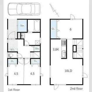 北海道札幌市白石区中央二条6丁目【一戸建】の間取り
