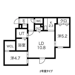 北海道札幌市中央区南六条西22丁目【マンション】の間取り