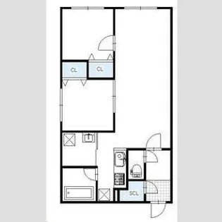 北海道札幌市東区北二十条東3丁目【マンション】の間取り