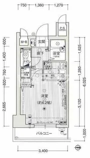 ロイヤルヒル神戸三ノ宮【4階】の間取り