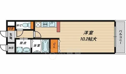 コンブリオST【2階】の間取り