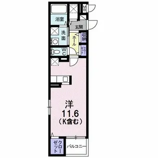ステーション いこい【3階】の間取り