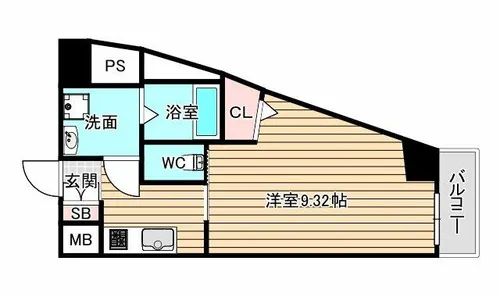 JJ RESIDENCE NISHIKUJO【2階】の間取り