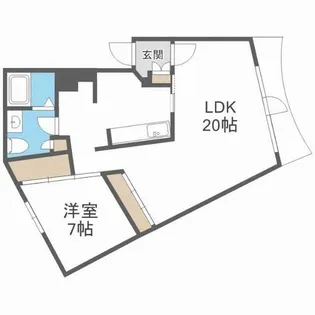 北海道札幌市東区北十一条東11丁目【マンション】の間取り