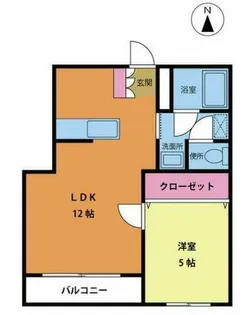 ナトゥーラ今池【202号室】の間取り