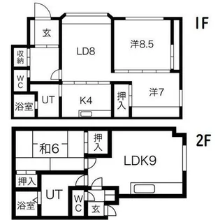 北海道札幌市北区北二十八条西11丁目【アパート】の間取り