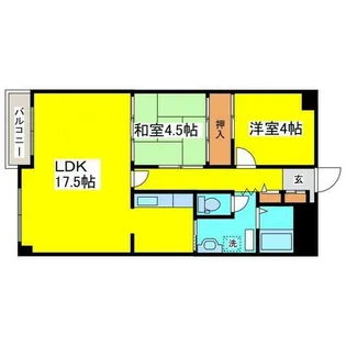 サンシャイン85【4階】の間取り