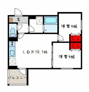 GRAND SEASON【3階】の間取り