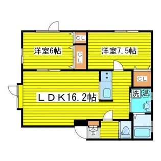 北海道札幌市東区北三十三条東6丁目【アパート】の間取り