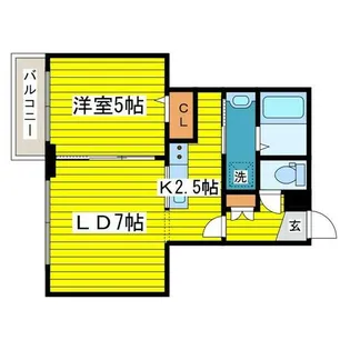 北海道札幌市東区北十条東1丁目【マンション】の間取り