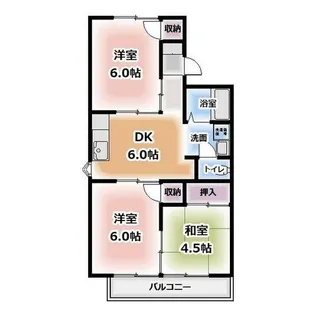 ハイツもくせい【102号室】の間取り