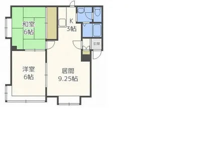 北海道札幌市東区北十一条東15丁目【アパート】の間取り