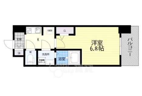 S-RESIDENCE城東SEVER【3階】の間取り
