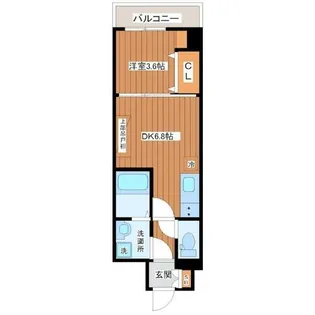 メルベージュ難波サウスⅢ【3階】の間取り
