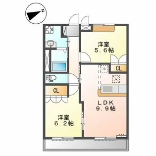 ハーフパッチ【1階】の間取り
