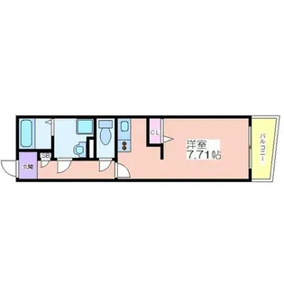 グランパシフィック玉出【9階】の間取り
