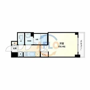 ArtizA淡路【5階】の間取り