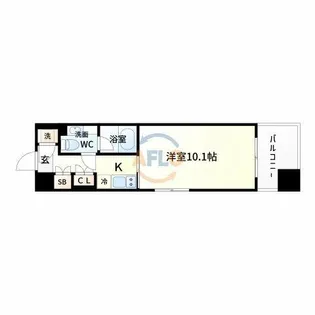 デュオン新大阪レジデンス【2階】の間取り