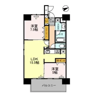 大阪府大阪市住吉区東粉浜3丁目【マンション】の間取り