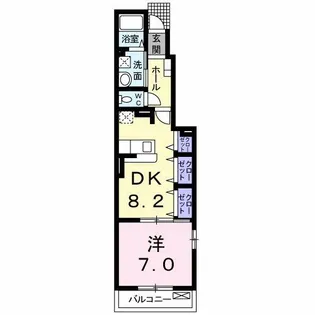 愛知県名古屋市昭和区元宮町5丁目【アパート】の間取り