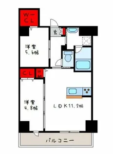 ダイレ・エヌ【2階】の間取り