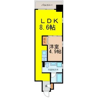 愛知県名古屋市中区丸の内2丁目【マンション】の間取り
