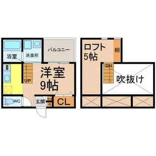 Altair高畑(アルテア高畑)【1階】の間取り