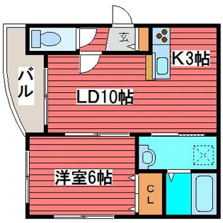 ルーヴェ月寒中央【4階】の間取り