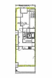 KiLaLa住吉【406号室】の間取り