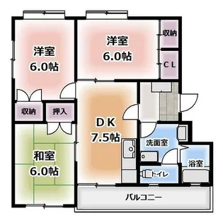 レジデンス安田【302号室】の間取り