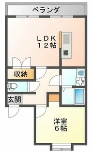 ローズハイツ【102号室】の間取り