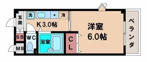 エクセレッテアビコ【2階】の間取り