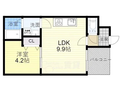 Mark Villa 放出1【3階】の間取り