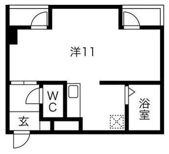 リヴェール阿波座【3階】の間取り